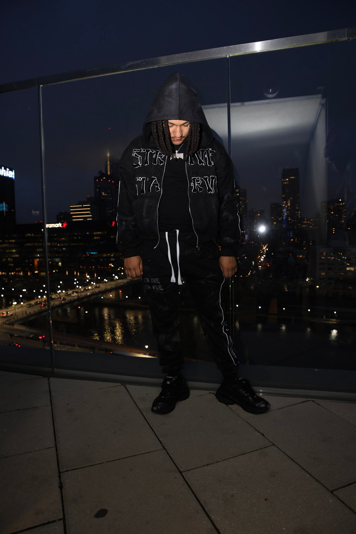 Black SOSKELETON Hoodie