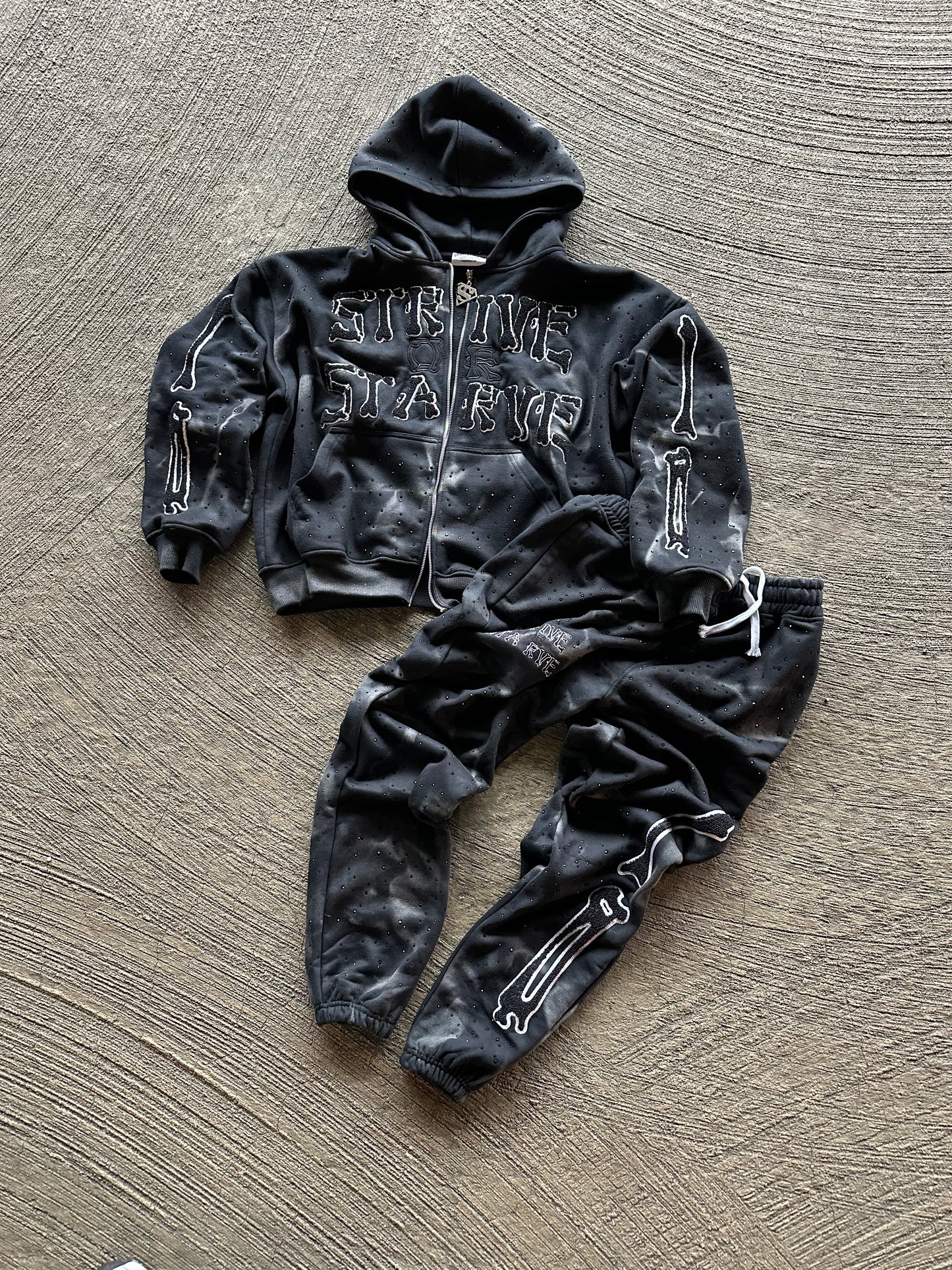 Black SOSKELETON Hoodie