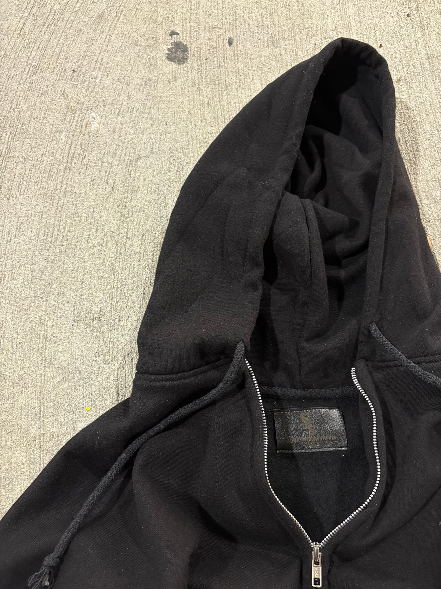 Black SOS ESSENTIAL Pullover Hoodie