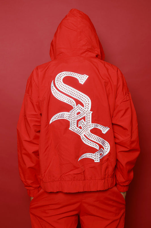 “Fire Red” Track Jacket