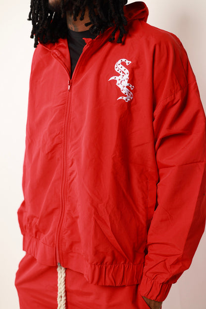 “Fire Red” Track Jacket