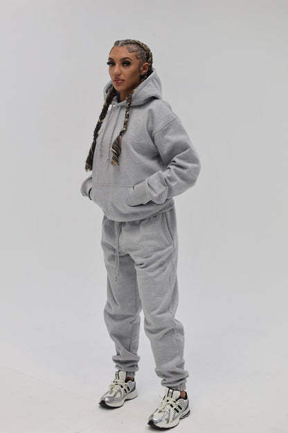 Grey SOS ESSENTIAL Pullover Hoodie