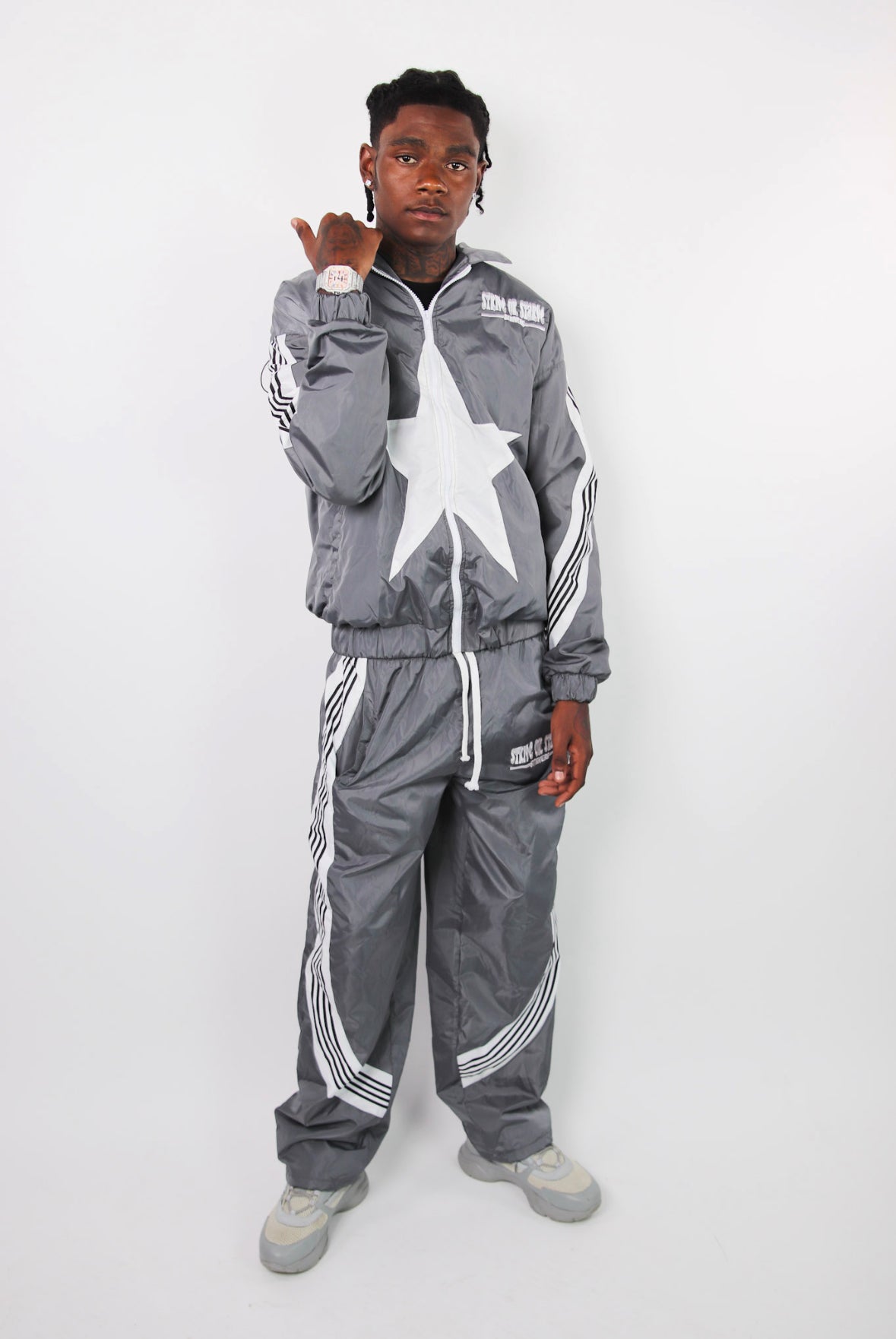 SHOOTING STAR NYLON TRACKSUIT