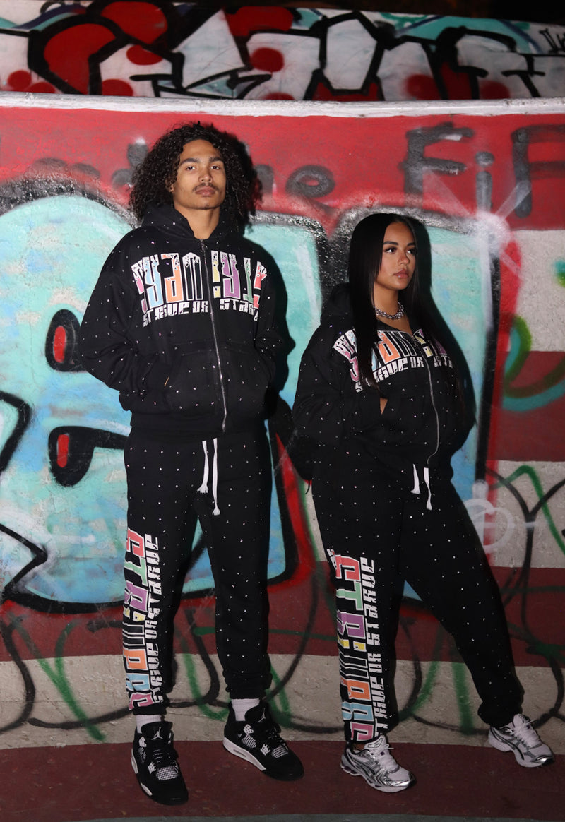 “ROLLS ROYCE” Sweatsuit-Black