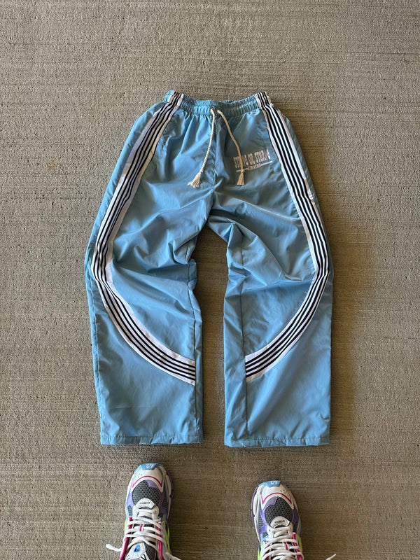 SKY BLUE SHOOTING STAR NYLON TRACKSUIT