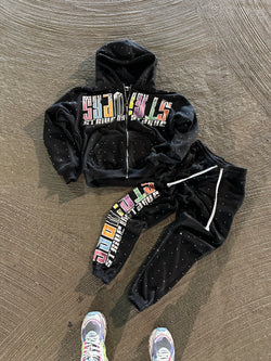 “ROLLS ROYCE” Sweatsuit-Black