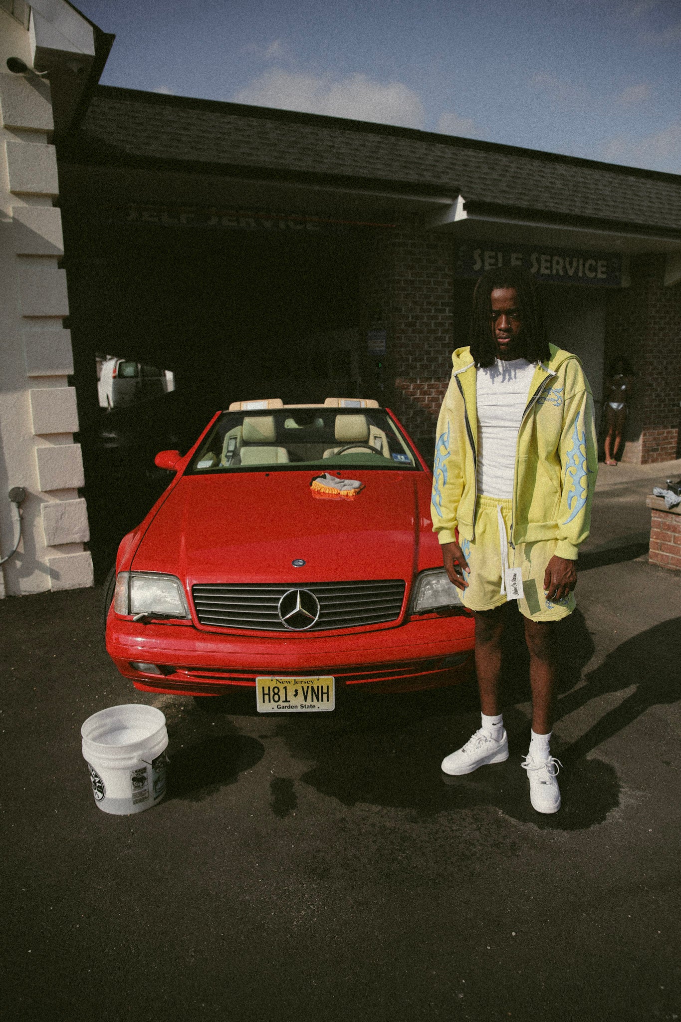 YELLOW “Fuel” Sweat Shorts