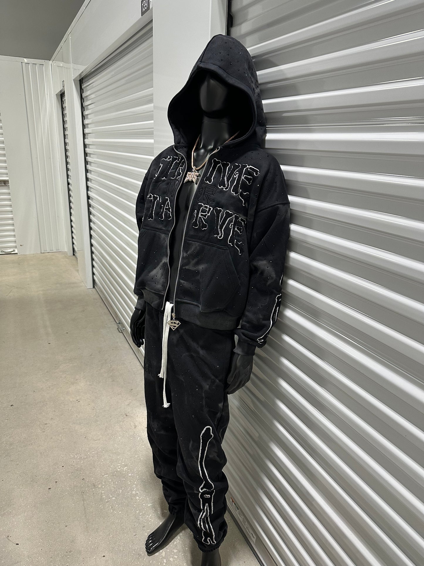 Black SOSKELETON Hoodie