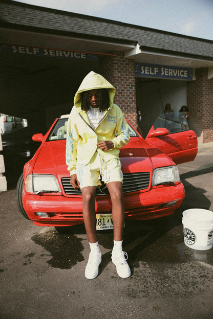 YELLOW “Fuel” Sweat Shorts