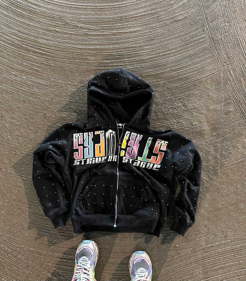 “ROLLS ROYCE” Sweatsuit-Black