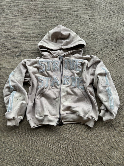 Grey SOSKELETON Hoodie