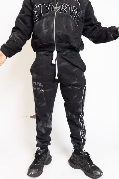 Black SOSKELETON Sweatpants
