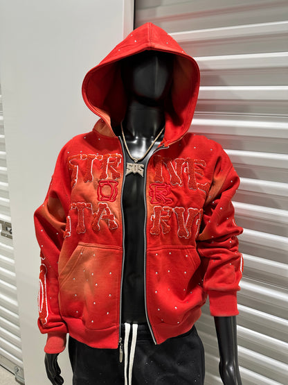 Red SOSKELETON Hoodie