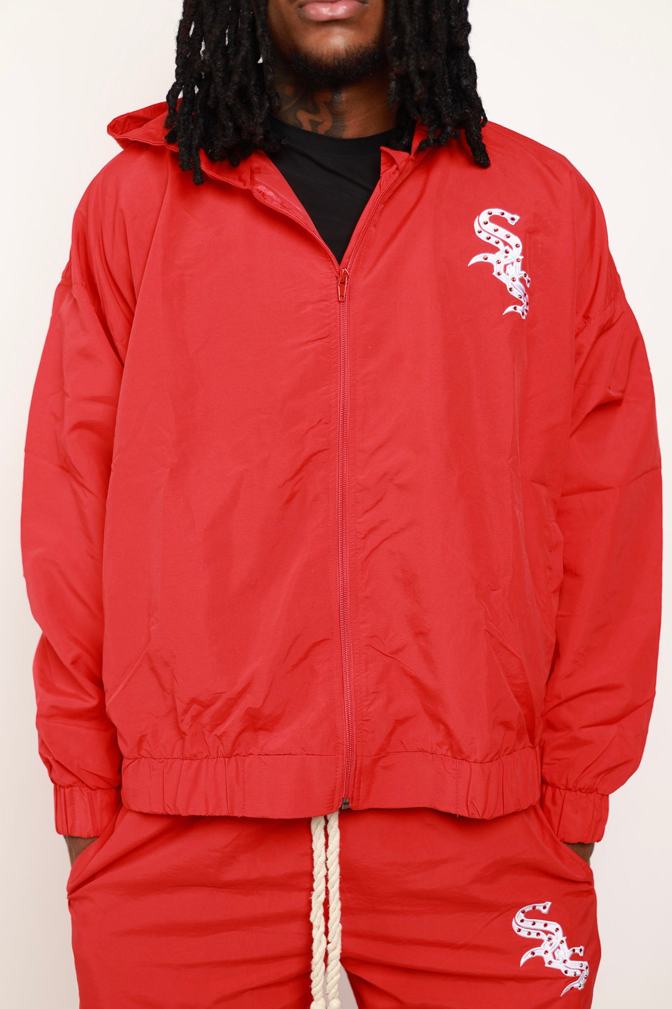 “Fire Red” Track Jacket