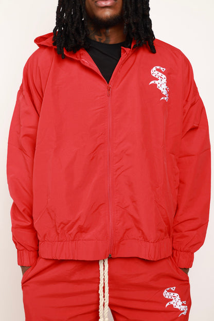 “Fire Red” Track Jacket