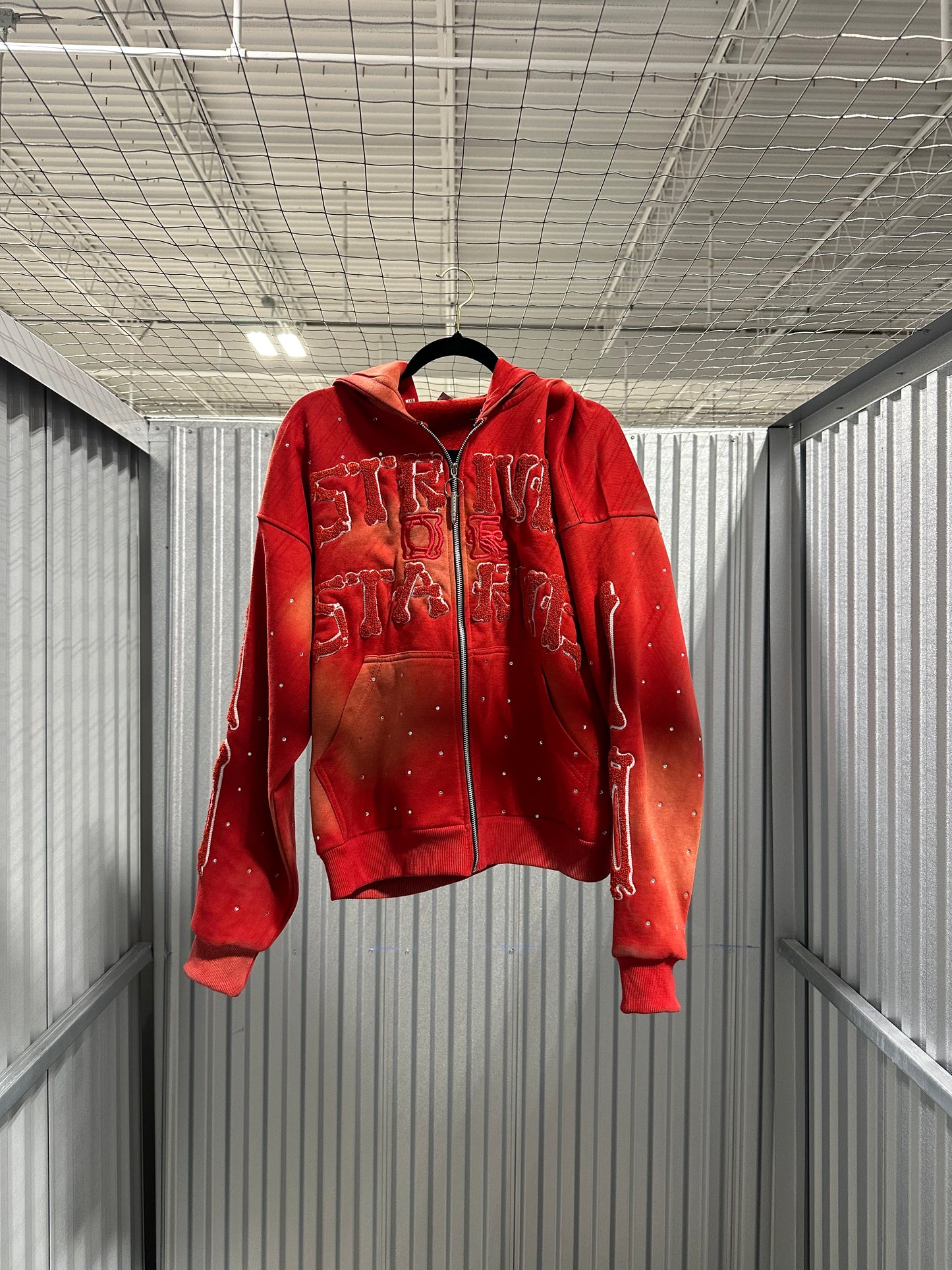 Red SOSKELETON Hoodie