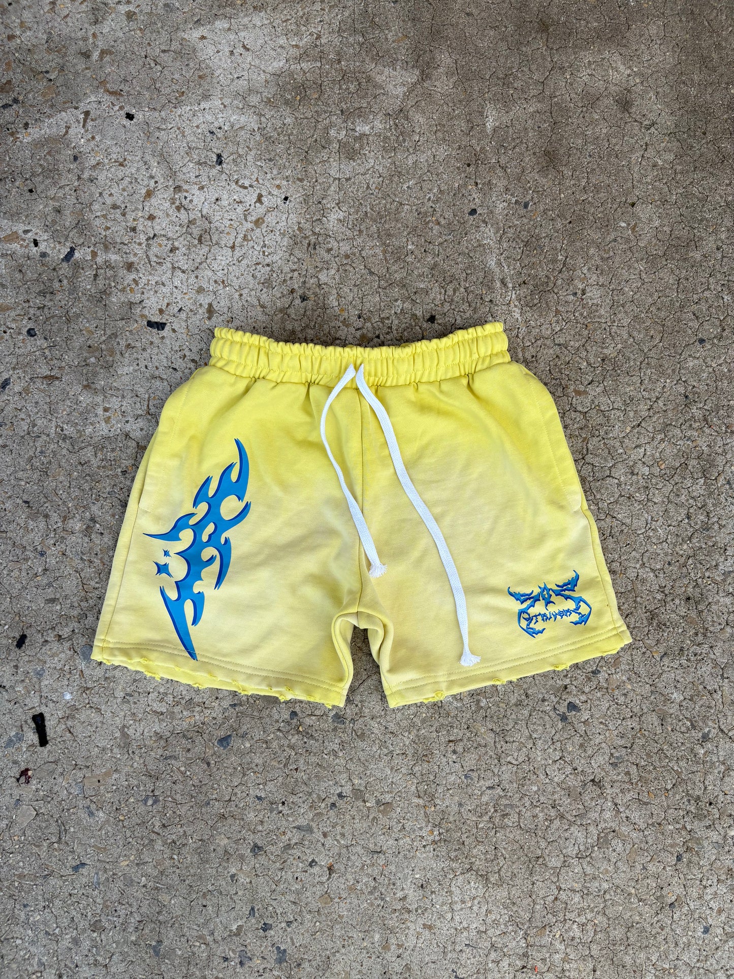 YELLOW “Fuel” Sweat Shorts