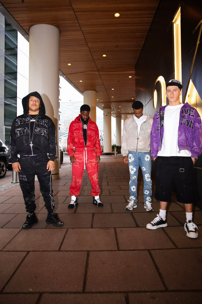 Purple SOSKELETON Hoodie