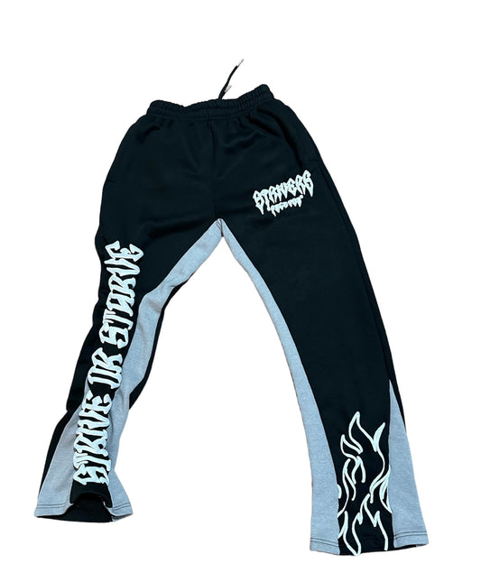 “3D PUFF” Flared Sweatpants